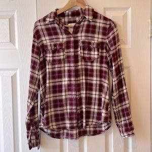 Abercrombie and Fitch plaid button down